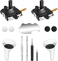 Vista 1 de Joystick Replacement Kit for Oculus Quest 2/3 Controller, OLCLSS Repair Accessories for Meta Quest 2/3 Controller, Include 2 Joysticks, T5