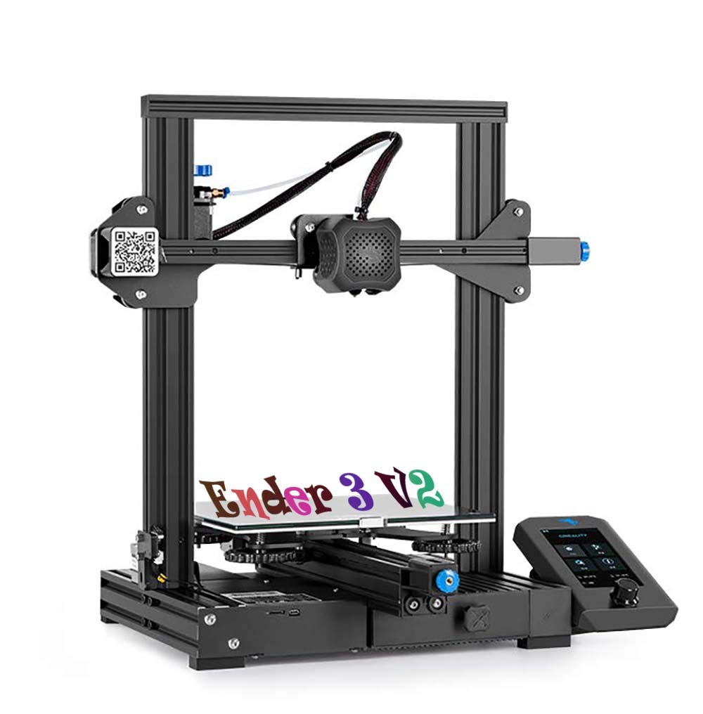 Creality ender 3 v2 3d printer with upgraded firmware quality, stable  operation, high precision, silent motherboard firmware, and 350w meanwell  power supply, rapid heating, build volume 220x220x250 mm: amazon.com:  industrial & scientific