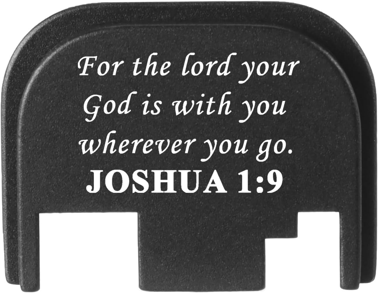 NDZ Performance Gen 1-4 Rear Slide Cover Plate for Glock 9mm .40 .357 .45 Laser Engraved Spiritual Images in Black Aluminum - Choose Image