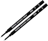 Vista 3 de Schmidt German, pluma negro con recarga de seguridad, cilindro cerámico 888 F (2 unidades)