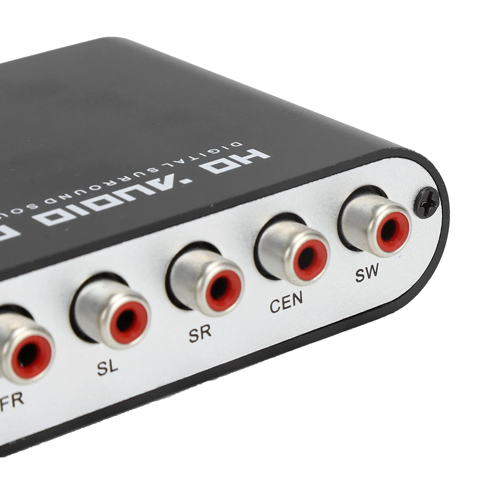 Convertisseur Numérique DTS Dolby 5.1 Canaux avec Décodeur AC3 – Comprend une Interface Optique Coaxiale vers Analogique – Excellent pour le Cinéma Maison, la Salle de Concert,