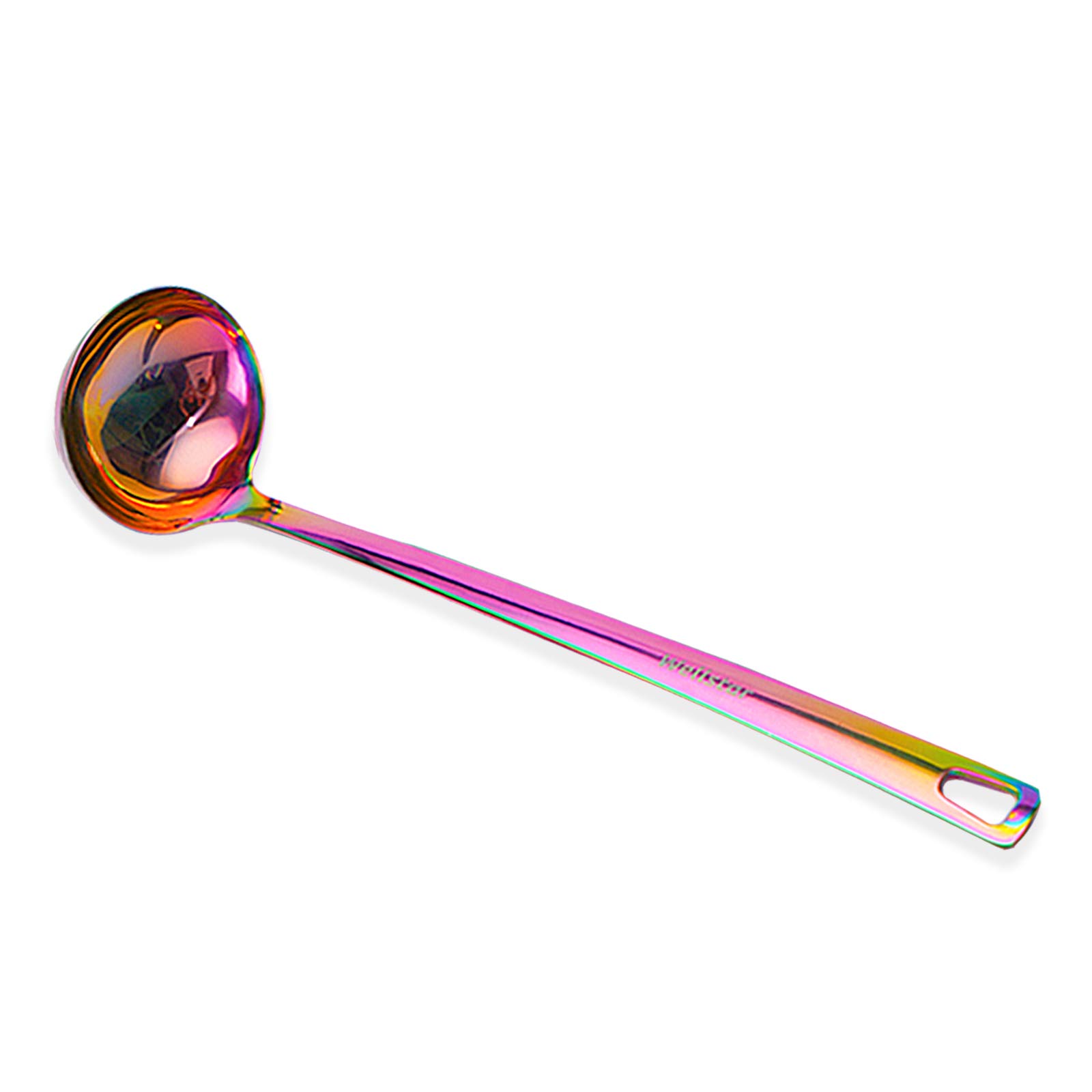 WELLSTAR Kochgeschirr Set,Küchenutensilien Set 6 Stück Küchenhelfer Set,Edelstahl Regenbogenes Küchengerät,Antihaft Hitzebeständiger Edelstahl Set