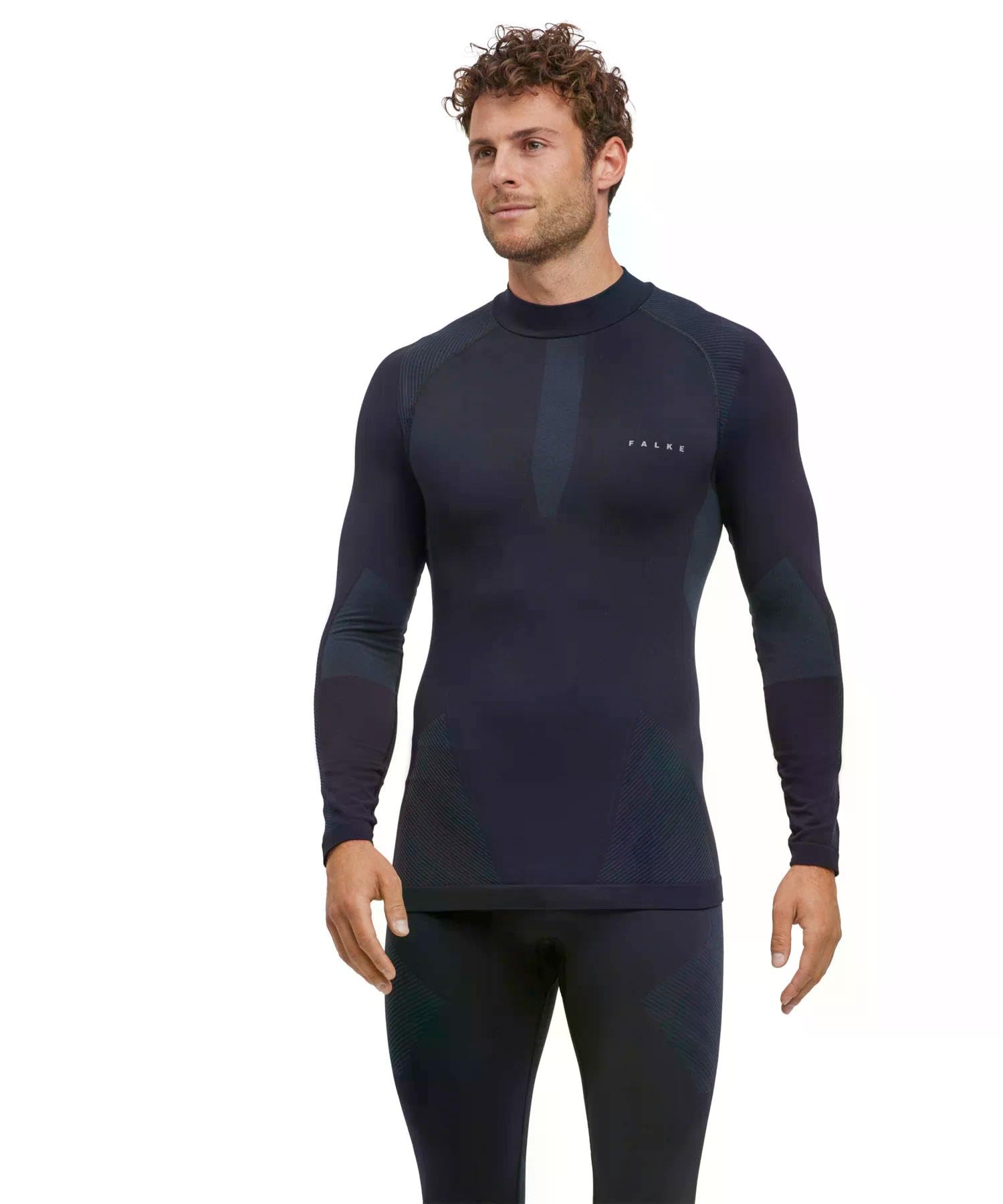 Falke Herren Warm Turtleneck Funktionsshirt Langarm Funktionswäsche