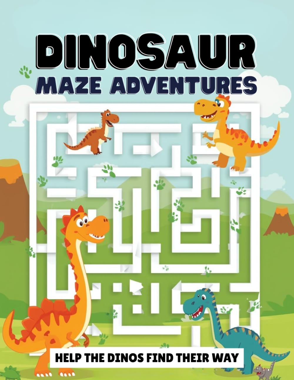 Dinosaur Maze Adventures: Help the Dinos Find Their Way