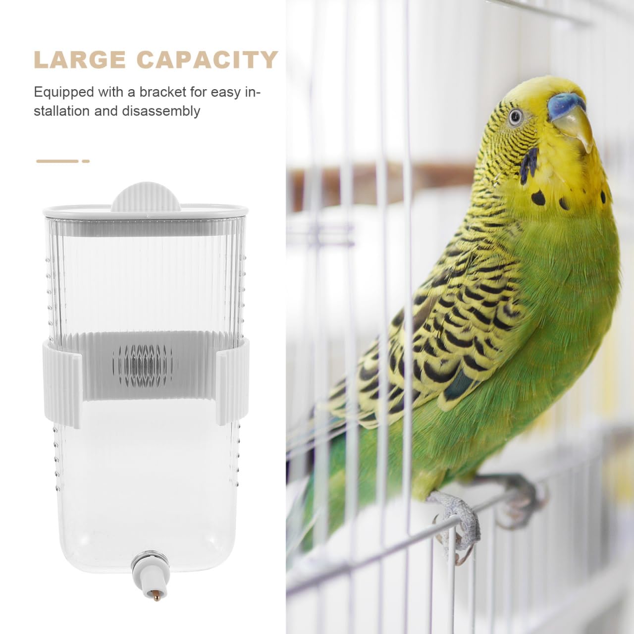 Amazon | FRCOLOR インコ 給水器 鳥用 ウォーターボトル 自動給水器 水