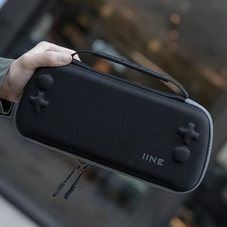 PSS Switch Carrying Case Bag for Switch & Switch OLED Model, Protable Travel Case Cover with 12 Game Card Slots, Upgraded Pouch Case for Switch and Switch OLED Accessories Black