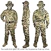 Tactical Suit, Men’s Camouflage Camo Combat BDU Jacket Shirt & Trousers Uniform War Game Army Military Paintball Airsoft Hunting Shooting Camo #5