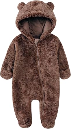 Baby Girl Snowsuit Winter Clothes Infant Jacket Boy Snow Wear Bibs 9-12Months