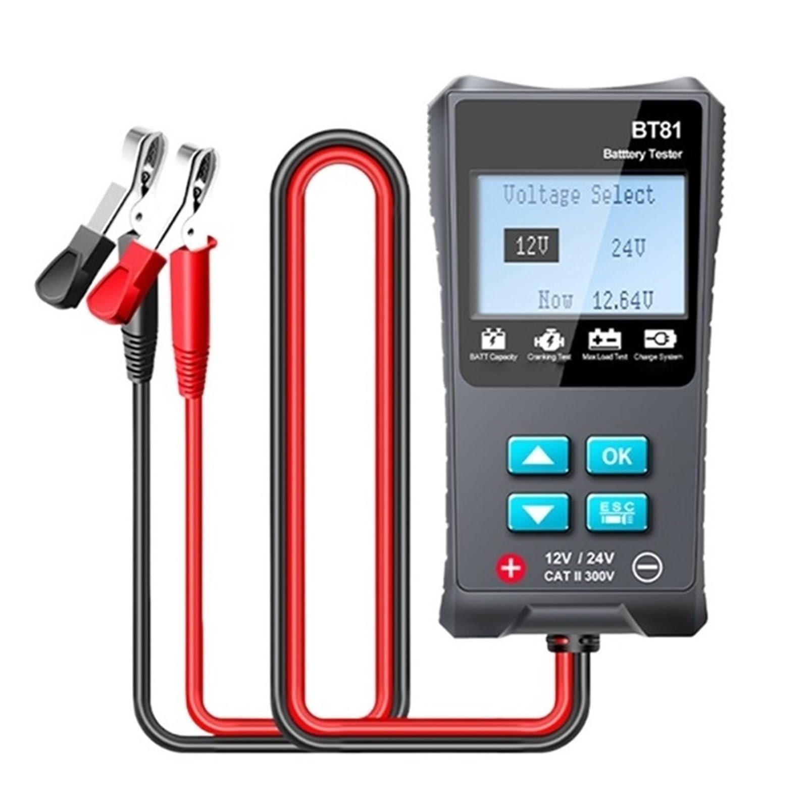 Tester Pojemności Akumulatora Samochodowego 12 V/24 V Inteligentny Cyfrowy Tester Akumulatora Pomiar Rezystancji Wewnętrznej Napięcia łAtwy W UżYciu