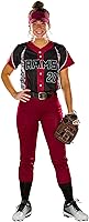 Vista 2 de Alleson Athletic Girls Belt Loop Fastpitch Pant Escarlata