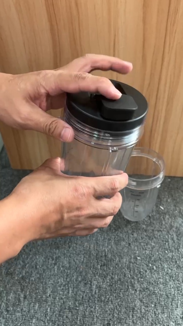 Juego de 3 tapas sustitutas Dia. 3.75 pulg para Nutri Ninja miniatura 6