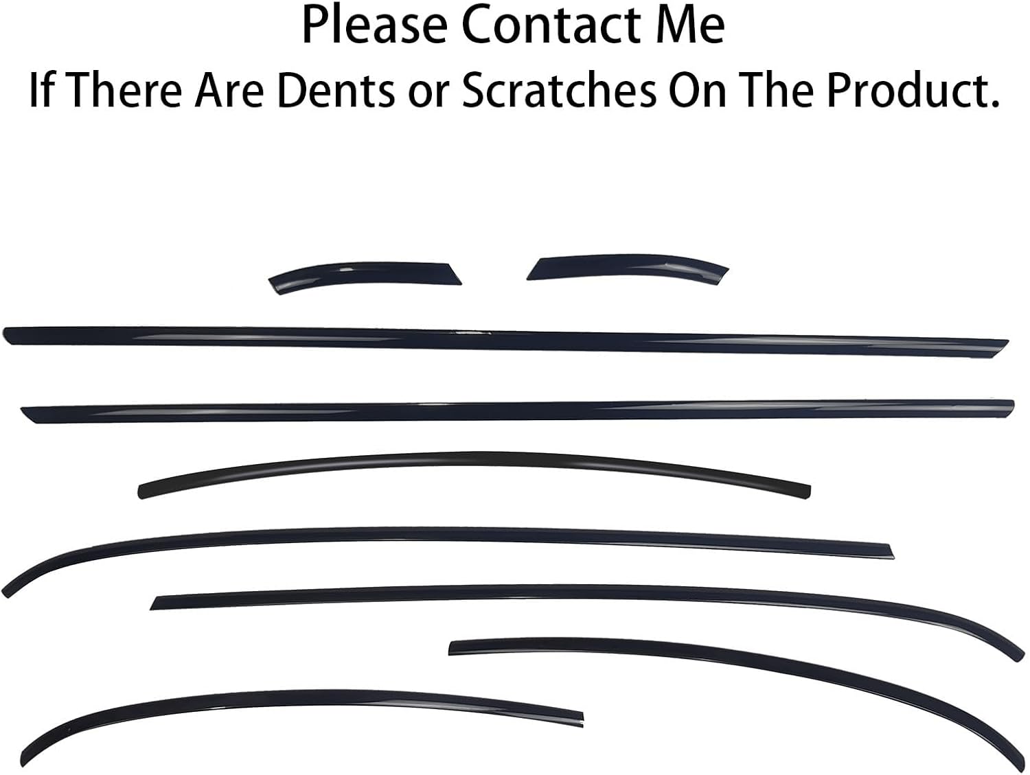 Stainless Steel Window Trim Chrome Delete for Mini Cooper R56 2007-2013 Black Window Trim Blackout Kit