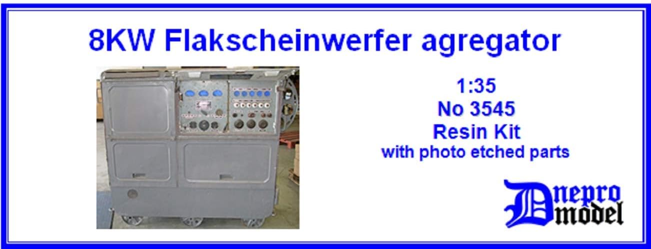 Dnepro Model - 8 KW Flakscheinwerfer agregator WWII DM3545, 1/35 Scale Model kit