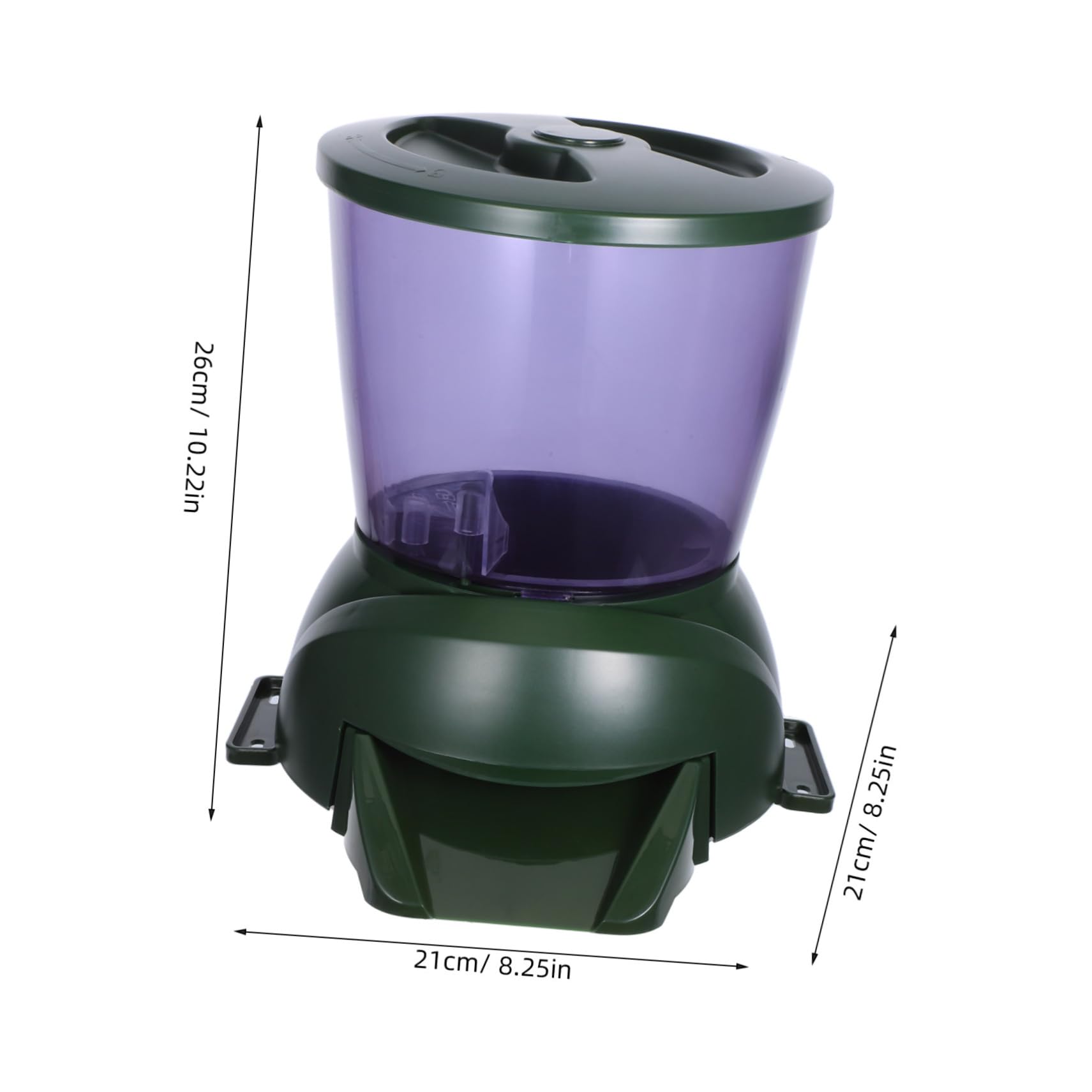 DOITOOL Alimentador Automático Peces Pantalla LCD, Dispensador Comida para Acuarios y Estanques