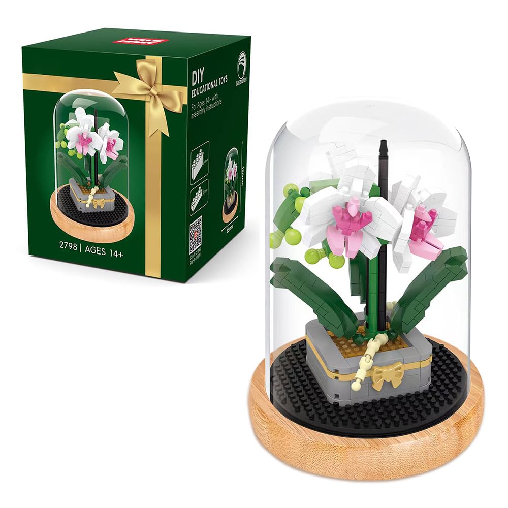 Set di Mini Blocchi da Costruzione Bouquet di Fiori - Idea Regalo di
