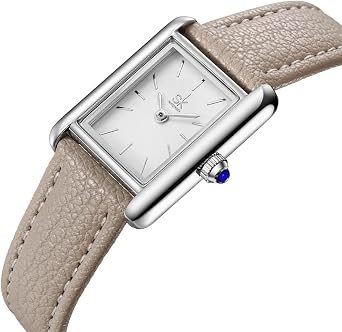 SHENGKE Minimalist Vintage Square Watches for Women