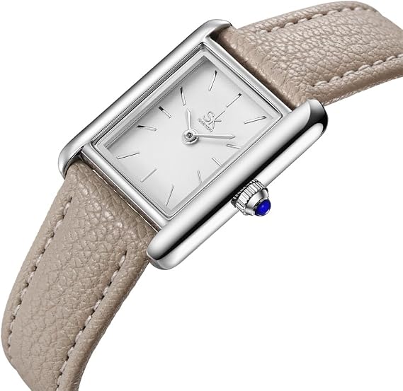 SHENGKE Minimalist Vintage Square Watches for Women