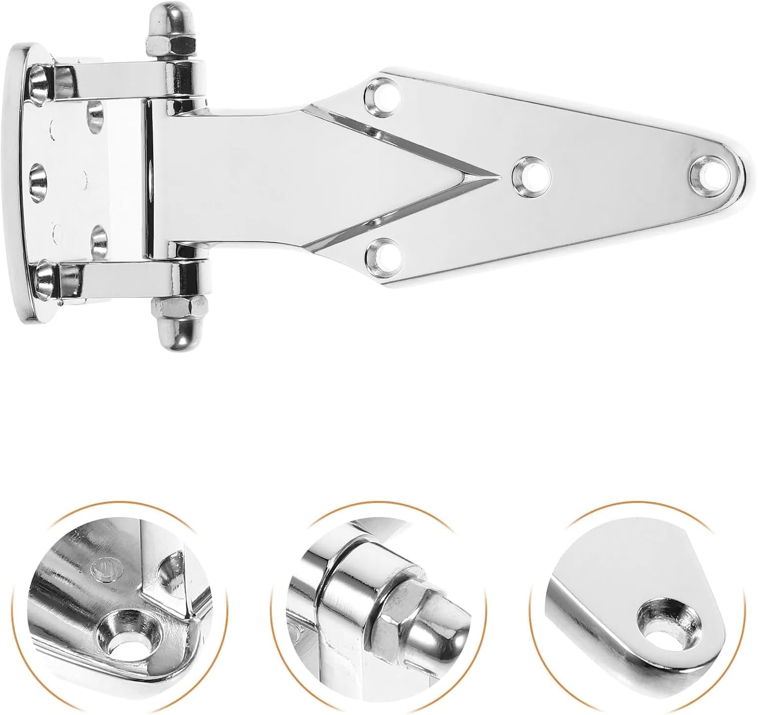 Zinc Alloy Freezer Supply Refrigeration Part Door Hinge Compact Adjustable for Industrial Oven