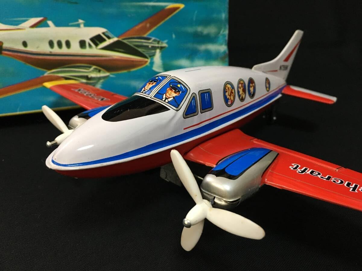 ビーチクラフト キングエア ブリキ フリクション 航空機 飛行機 日本製