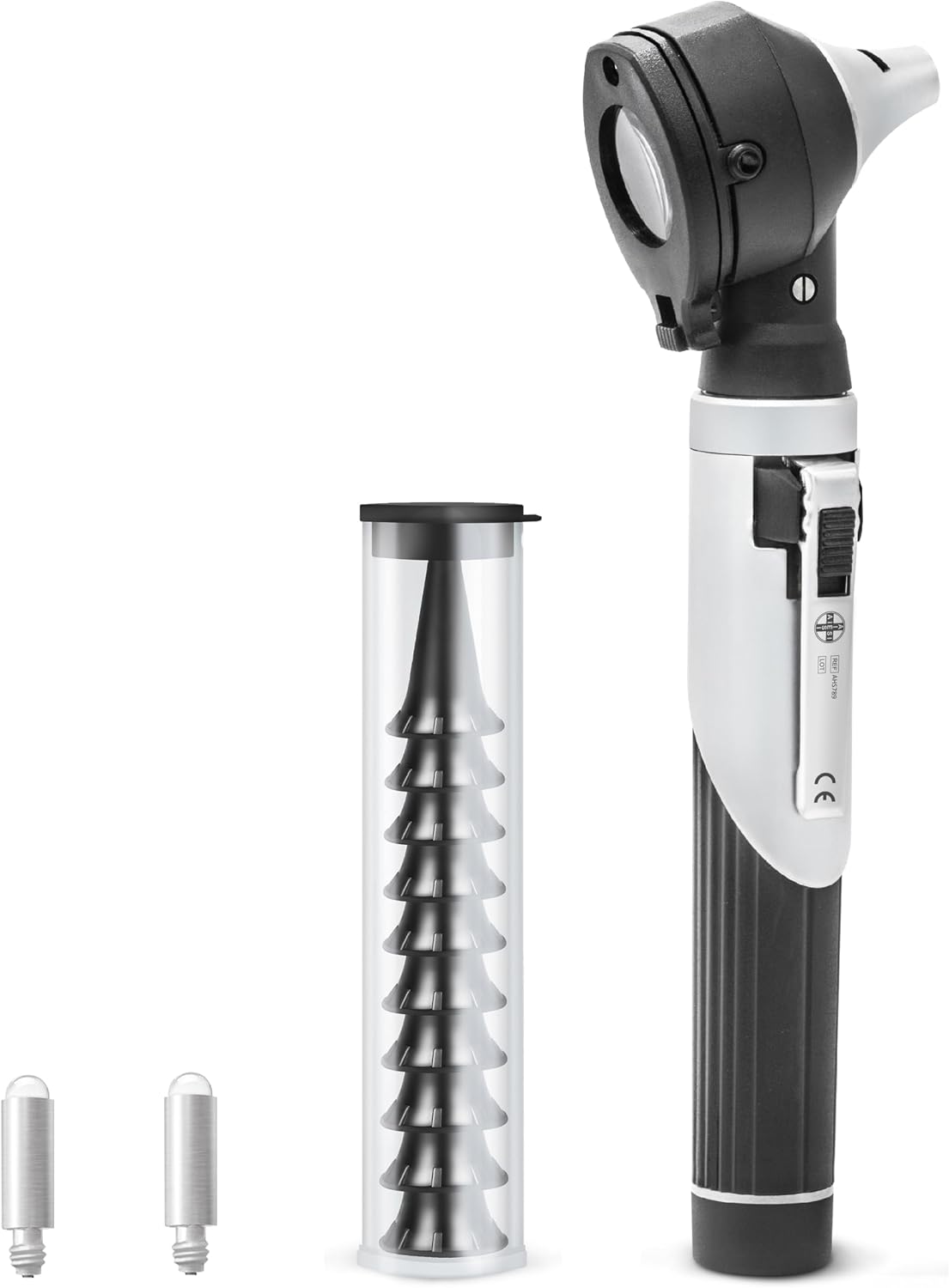 AIESI® Otoscopio professionale VISIOSCOPE LED 3V