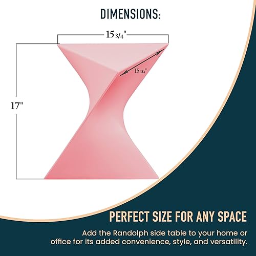 Miniatura 28 de LeisureMod Mesa auxiliar moderna color gris, elegante mesa auxiliar para dormitorio y sala de estar