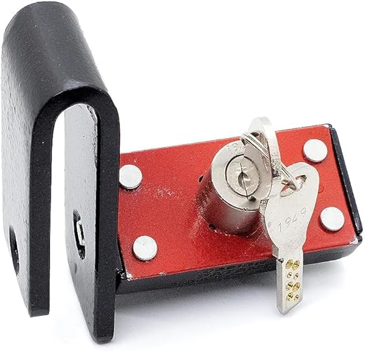 4SECURE Anti Theft Disc Lock for 2 Wheeler | Anti Theft Heavy Duty Metal Wheel Disk Brake Lock for Bike/Motorcycle Security, Multicolor