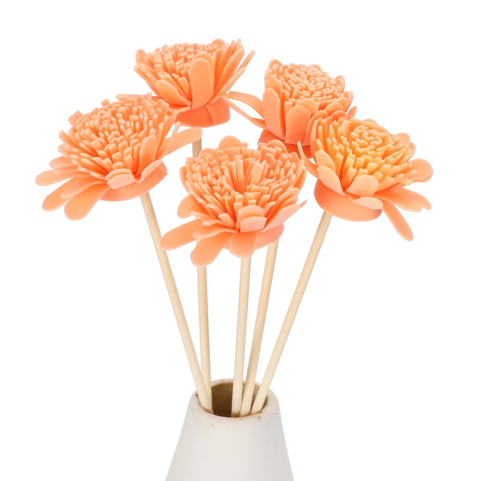 Varillas difusoras de aroma de aceite natural de 9.4 pulgadas Uxcell flores aromaterapia baño