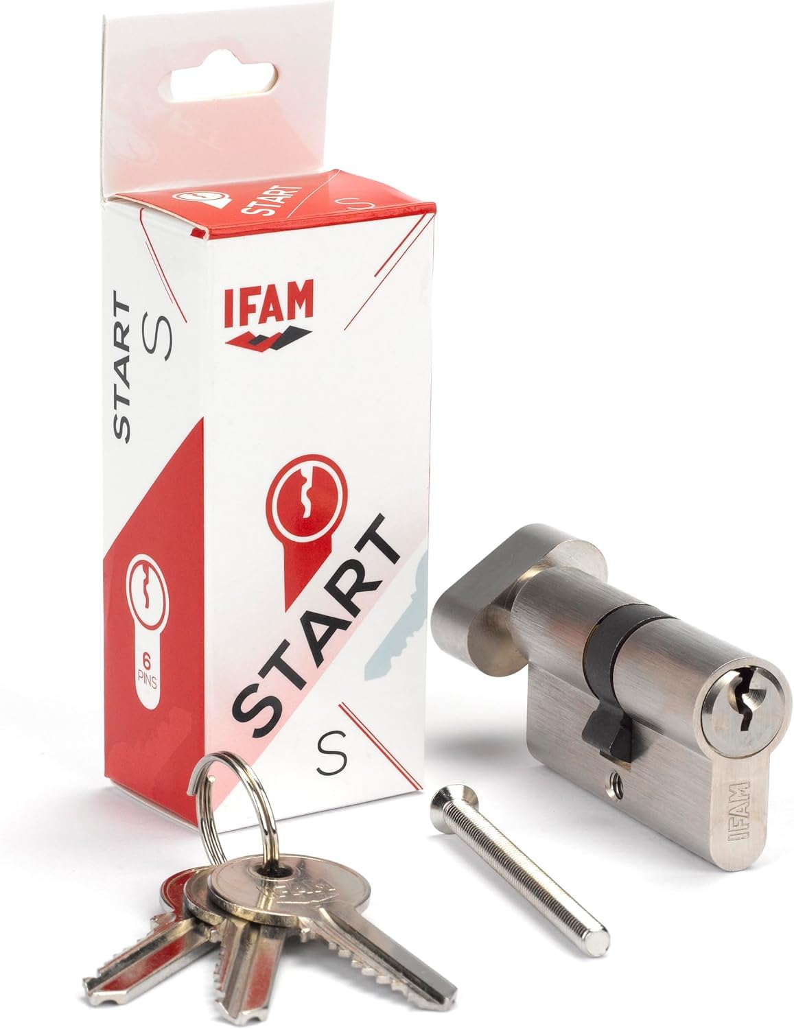 Cilindro de pomo para puertas de casa IFAM Start-S 30x30mm antitaladro