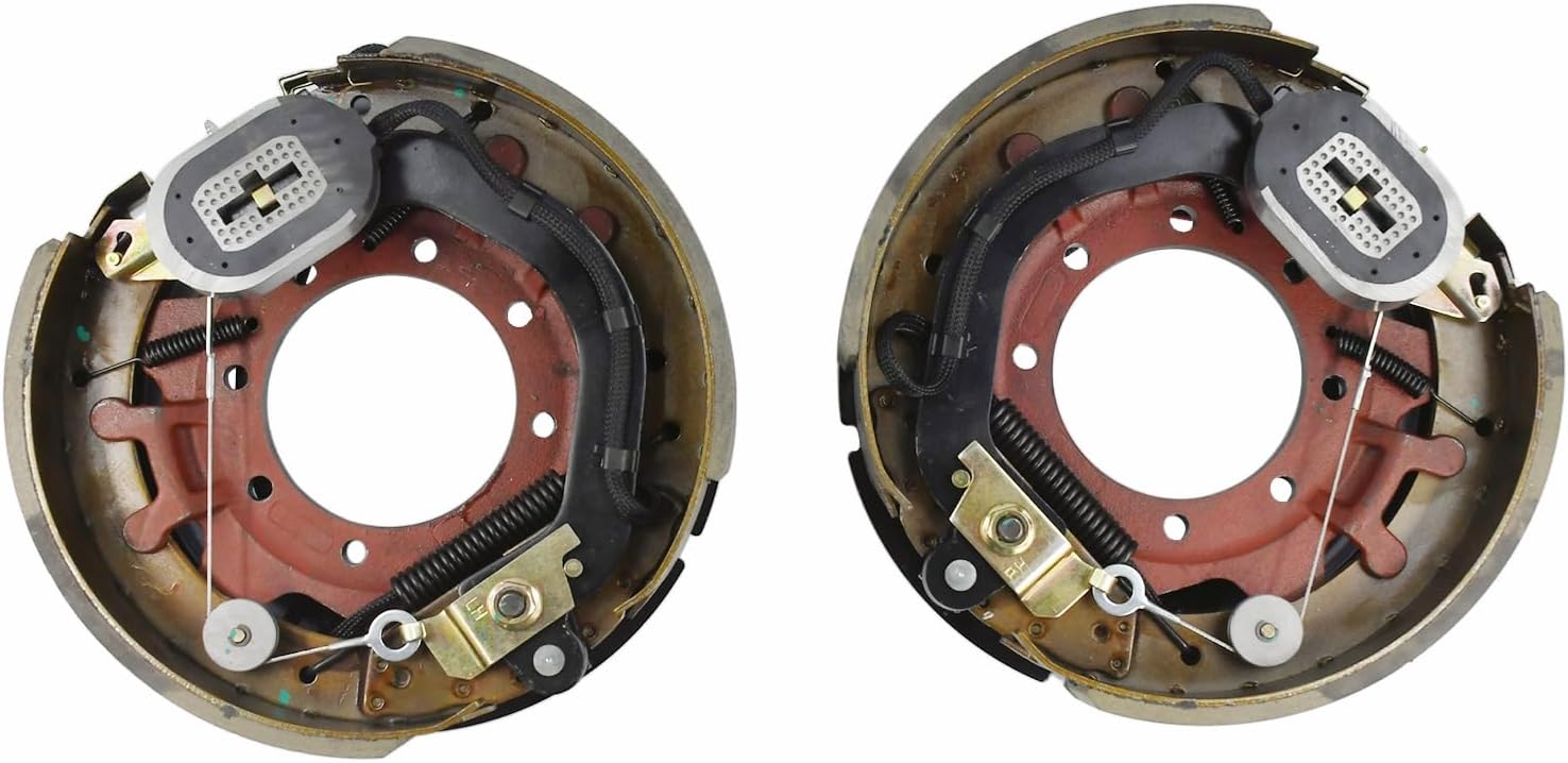 12-1/4“ x 3-3/8” Electric Trailer Brake Assembly Compatible with Dexter 9000-10000Lbs General Duty Axles with 7 Bolt Mounting Left Right Hand Trailer Brake K23-450-00 K23-451-00