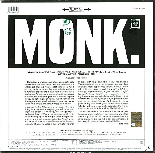 Monk. [Disco de Vinil]