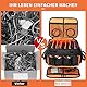 OUUTMEE DJ Tasche, DJ Cable File Bag, verstellbaren Trennwänden und Zwei separaten Taschen, für professionelle DJ-Ausrüstung kabeltasche, Musikinstrumente und Zubehör 40x28x30CM