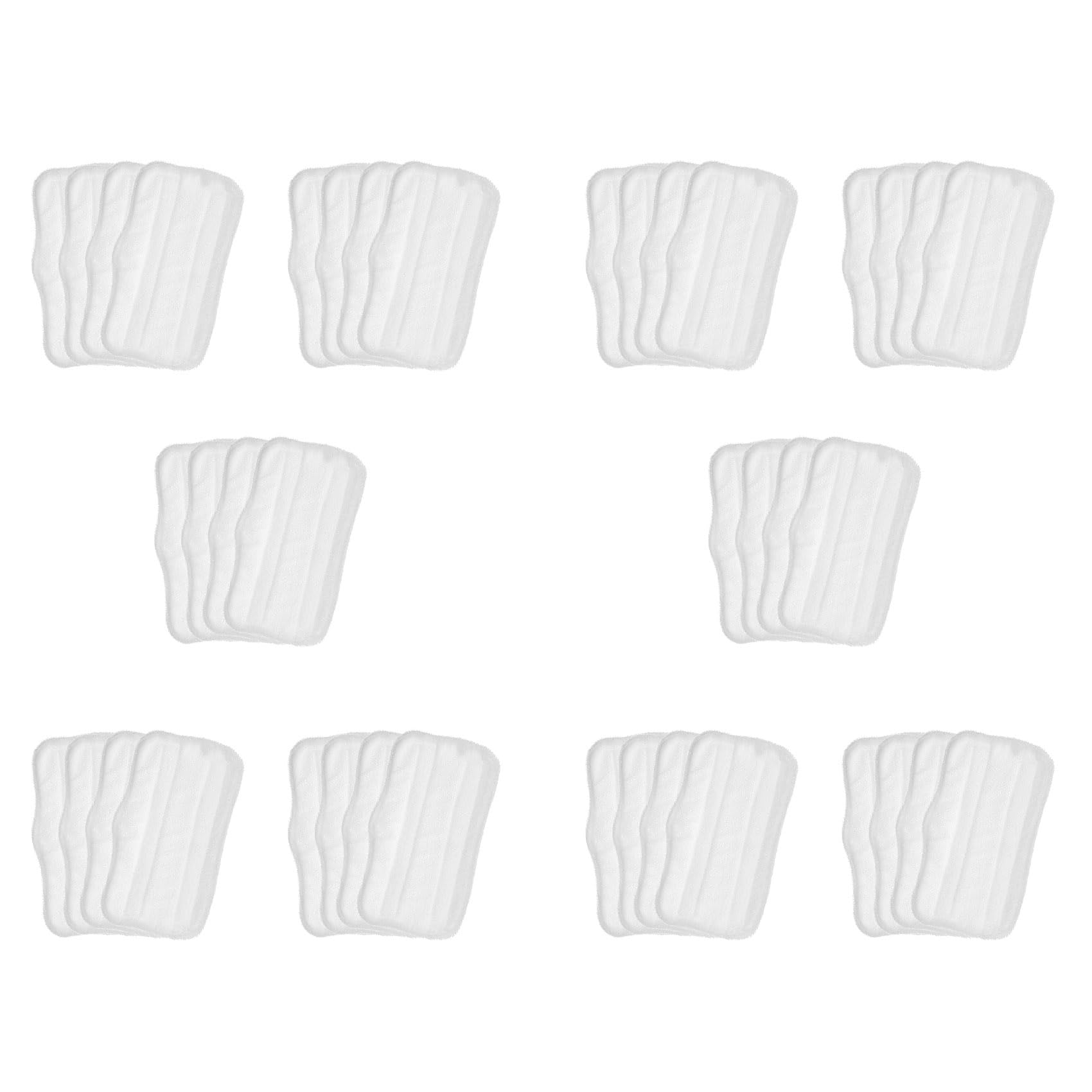 Hndhbfgrt 40 Pack Steam Mop Pads Replacement for S3101 S3202 S3250 Washable Cleaning Pad Steamer Pad for Hard Floors