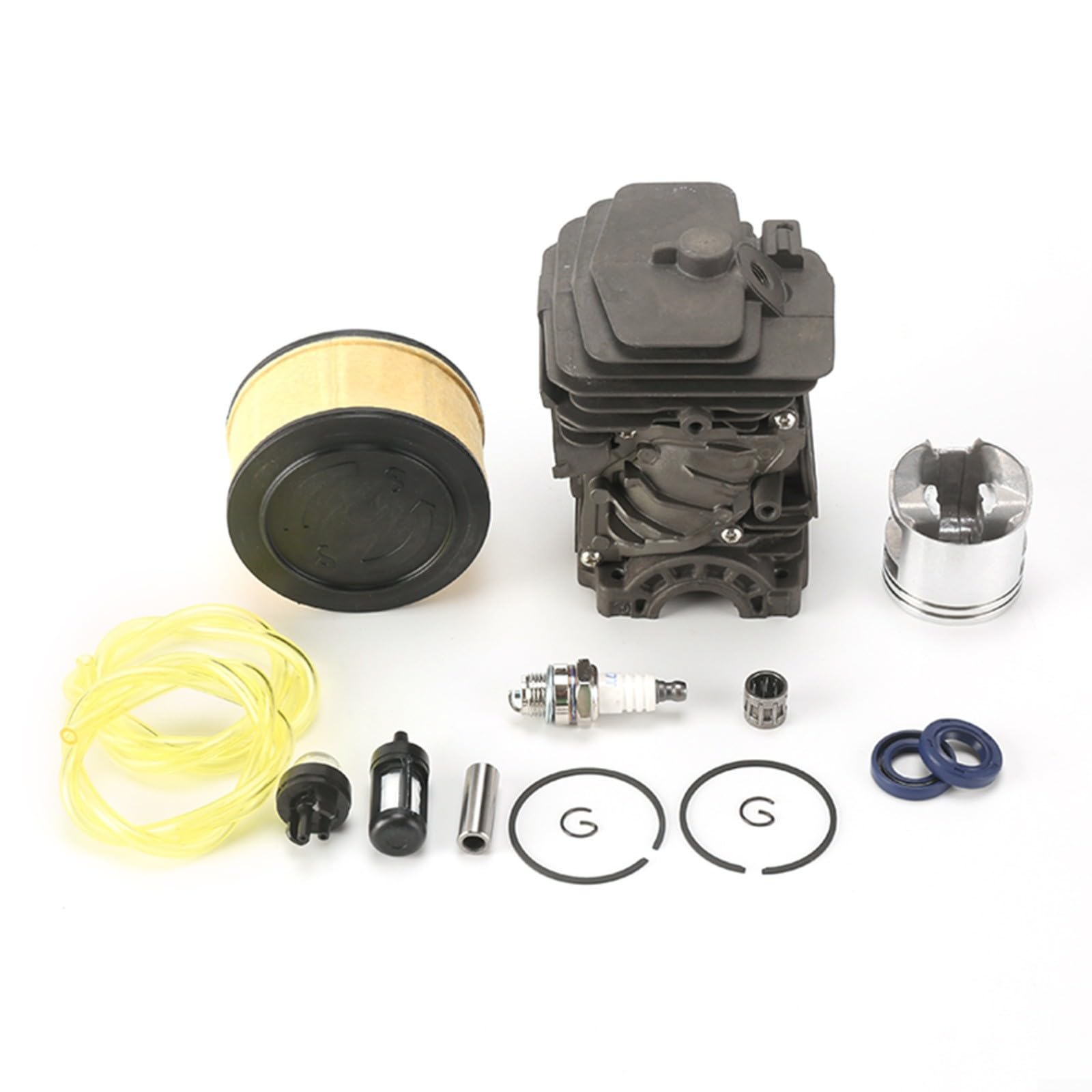 Kit de pistón de cilindro de motosierra para M 51 y para modelos MS 251, pieza de repuesto de 44 mm de diámetro