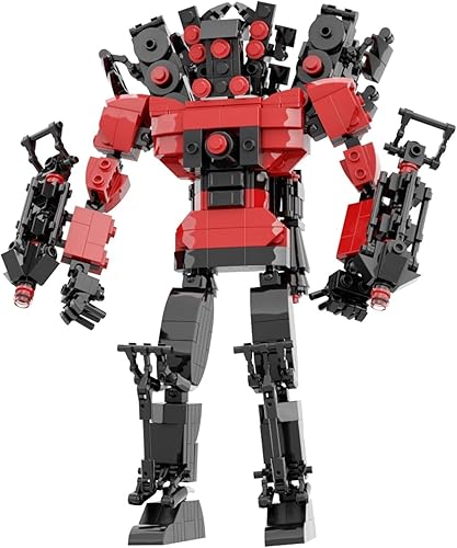 Toilet Man Figure Building Block Set, Titan Speakerman Game Model Toys Ideas Collectible Building Bricks Birthday Gift
