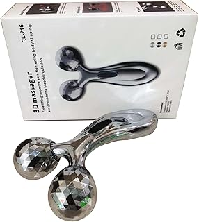 3D Face Roller Massager, Facial Care Massager, V-Shape Facial Massager for Lifting Tightening, Firming Beauty Massage Body...