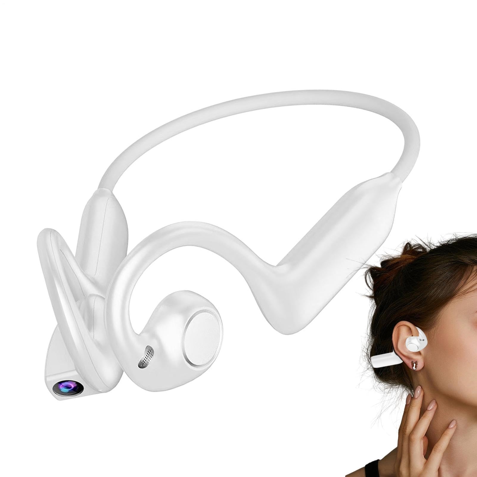 Casque Open Ear Écouteurs Smart Open Ear à Traduction IA avec Caméra
