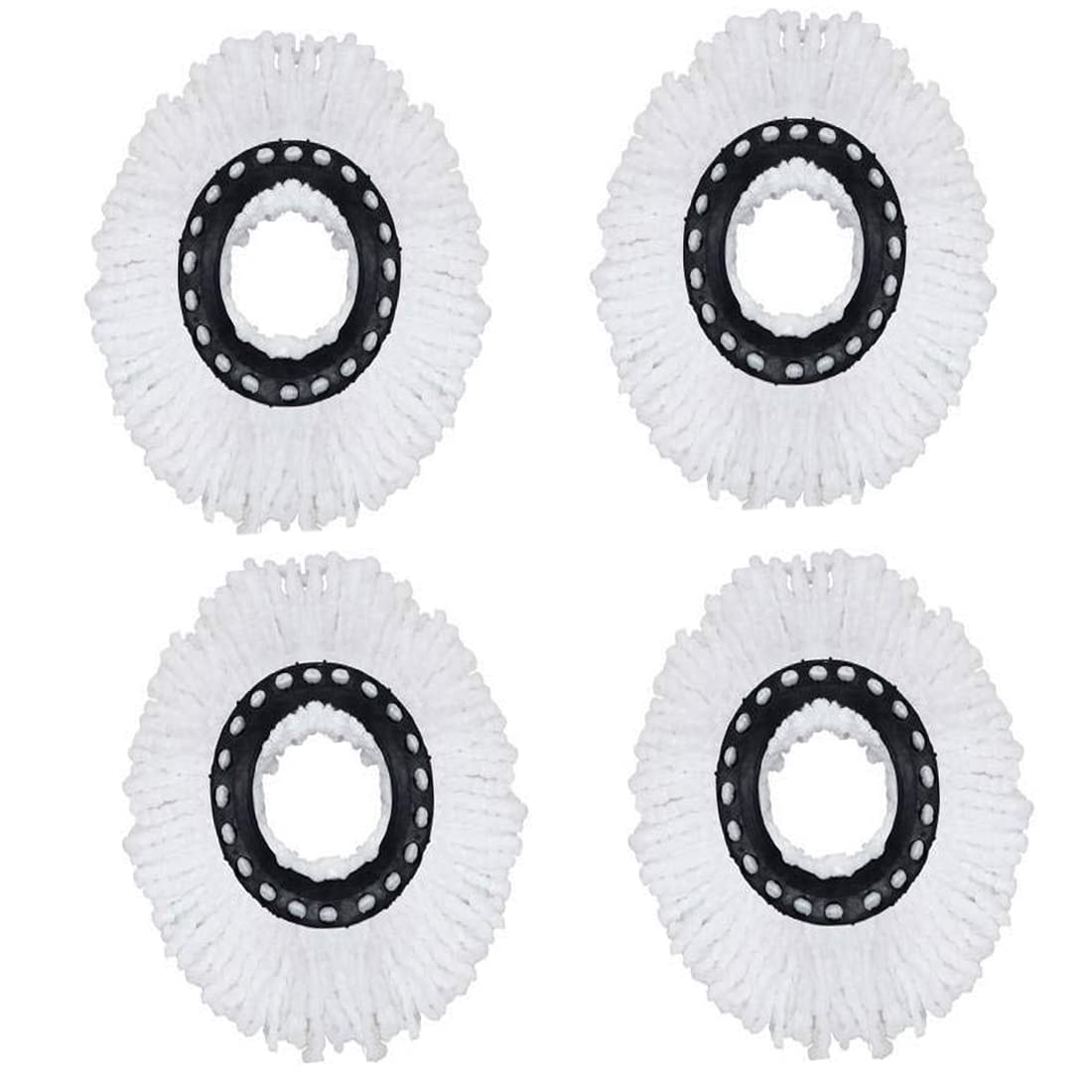 Arovemic Microfiber Mop Head Refills Super Absorbent Refills for All Home & Office Floor Cleaning only - 4 Pcs Set (White) (B09K46YQPM) Amazon Price History, Amazon Price Tracker