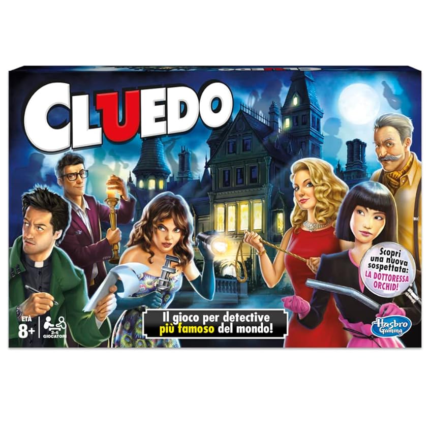 Immagine del prodotto Hasbro Gaming - Cluedo, Gioco in Scatola, 8 anni to 99 anni