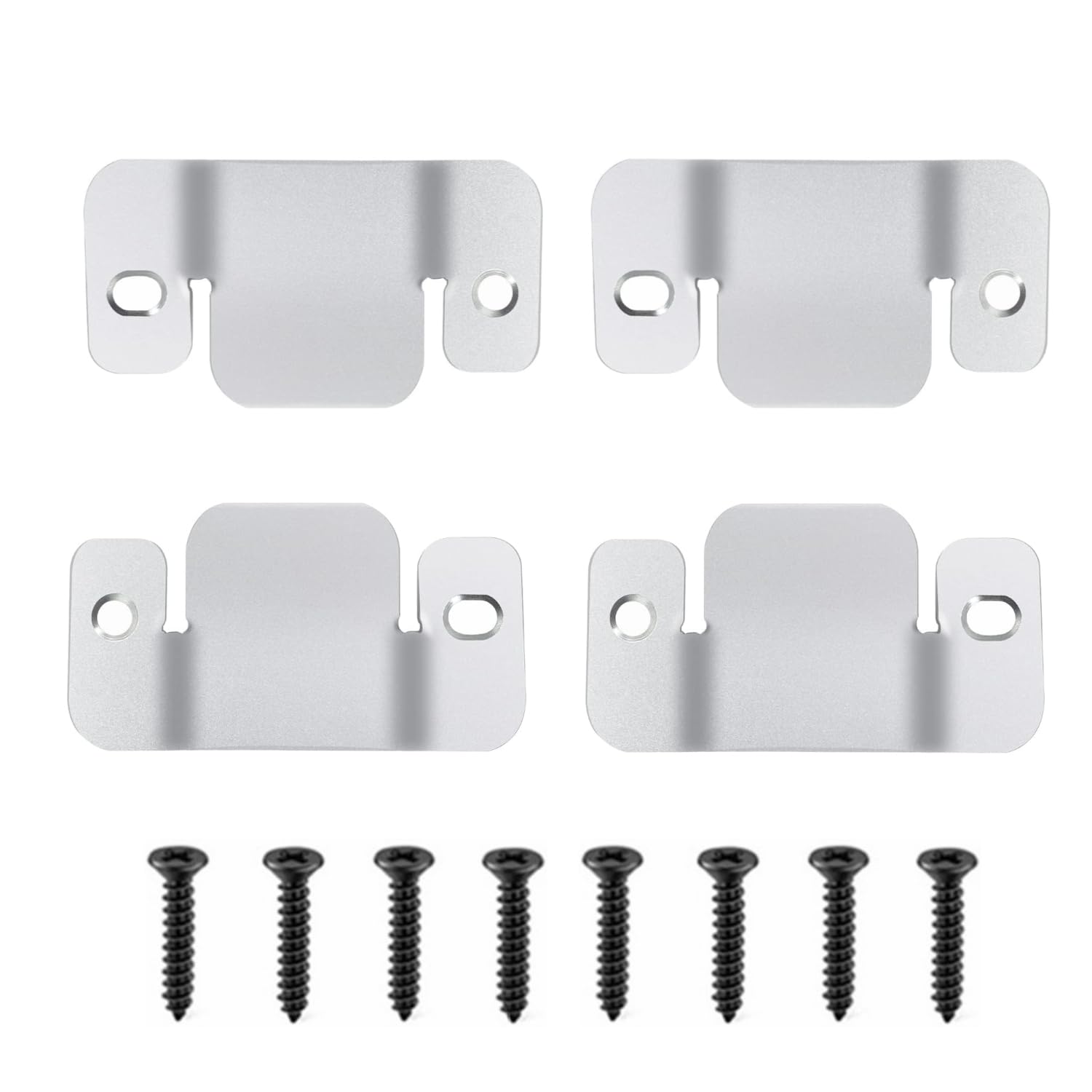 ANTFEES Sectional Couch Connectors, Metal Couch Clips Sofa Connector, Universal Metal Sofa Interlocking Connector Bracket with Screws, 4 Pcs - replacement parts | Mubboo