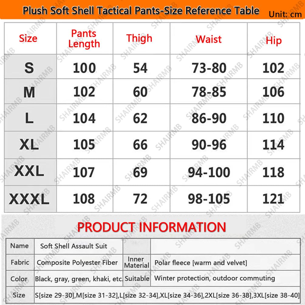 Uniformes TáCticos para Hombres, Militar Impermeable Traje de Combate del EjéRcito Conjuntos, Exterior Piel de Tiburon Traje CáLido, Ropa de Caza,D,XL