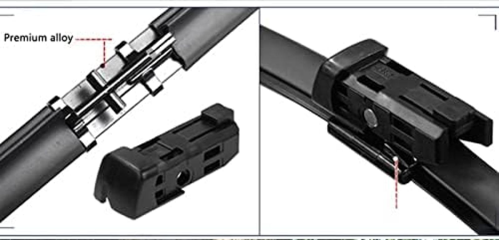 Spazzole tergicristallo compatibili con Mercedes Benz Classe E C207 W207 2010-2017 Coupe Spazzole parabrezza anteriori Accessori parabrezza E350 2010 (Color : 2013-2017, Size : LHD