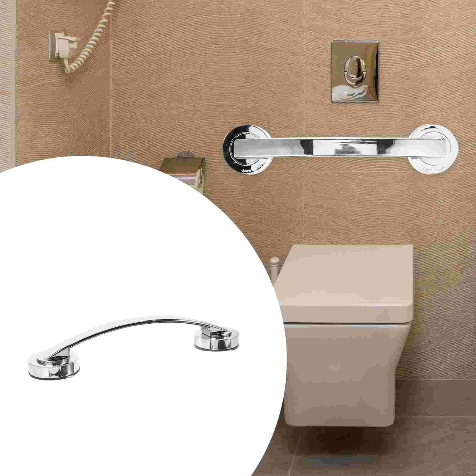 Barras de agarre para bañera, potentes reposabrazos con ventosa montado en la pared, barra de agarre para baño, barra de agarre para mango de baño, reposabrazos de baño