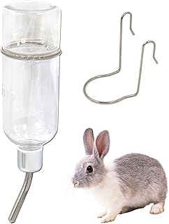 Semetall Hanging Automatic Water Feeder, Pet Water Bottle for Birds,Hamster,Guinea Pigs,Chinchilla,Parrot and Other Small ...