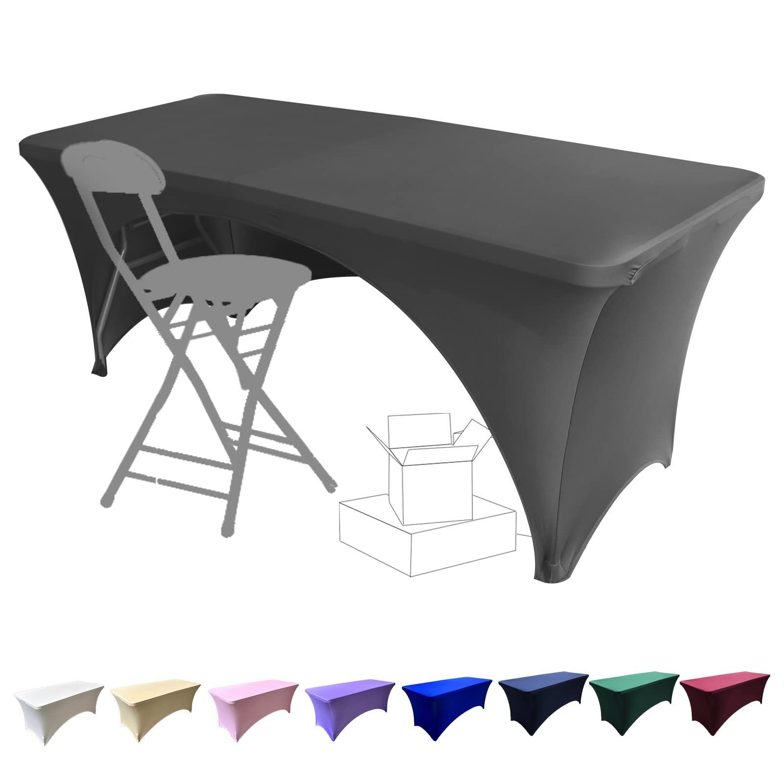 Nappe extensible en élasthanne de 1.8 m munie d'un dos ouvert ergonomique