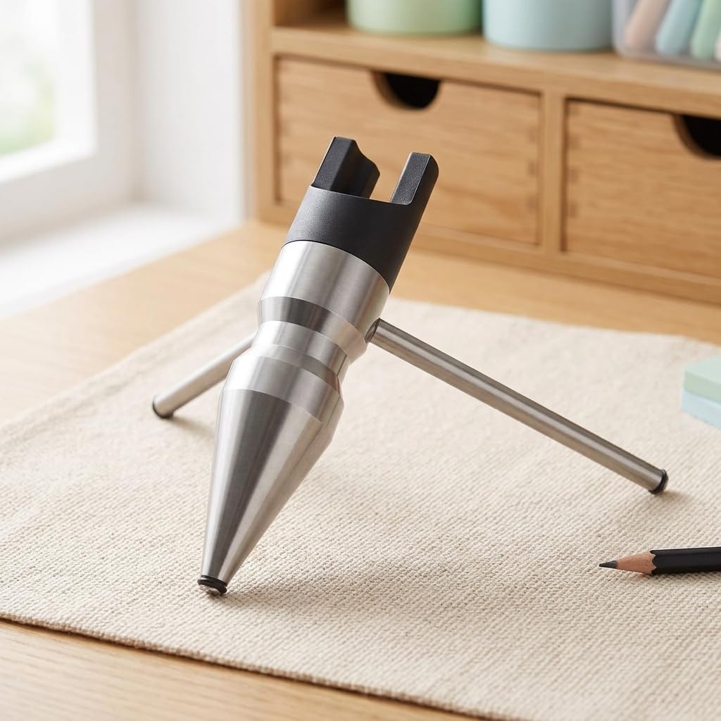 LIFKOME Air Brush Grip Stand Holder 1 Piece Metal Tabletop Rack Storage