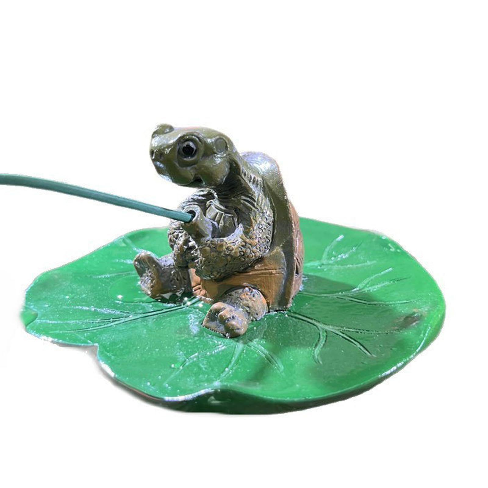 Oxxggkao On Decor Resin for Aquarium Landscaping and Garden Design Turtle Sculpture for Water Features