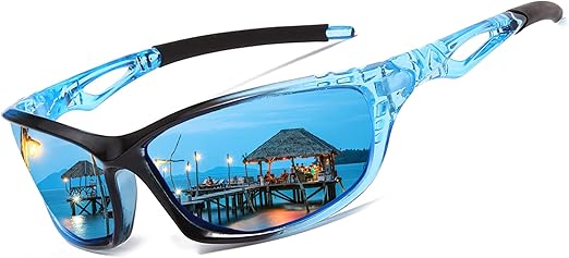 Las Long Keeper Gafas De Sol Polarizadas Deportivas ofrecen protección UV400, lentes polarizadas y un marco ligero y resistente. Ideales para actividades al aire libre como pesca, golf, béisbol y ciclismo. Tamaño de lente: 40x62mm.