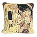 Signare Gobelin Arazzo copricuscini divano, federe cuscini divano, fodere cuscini 45x45 cm Ispirato da Klimt (The Kiss)