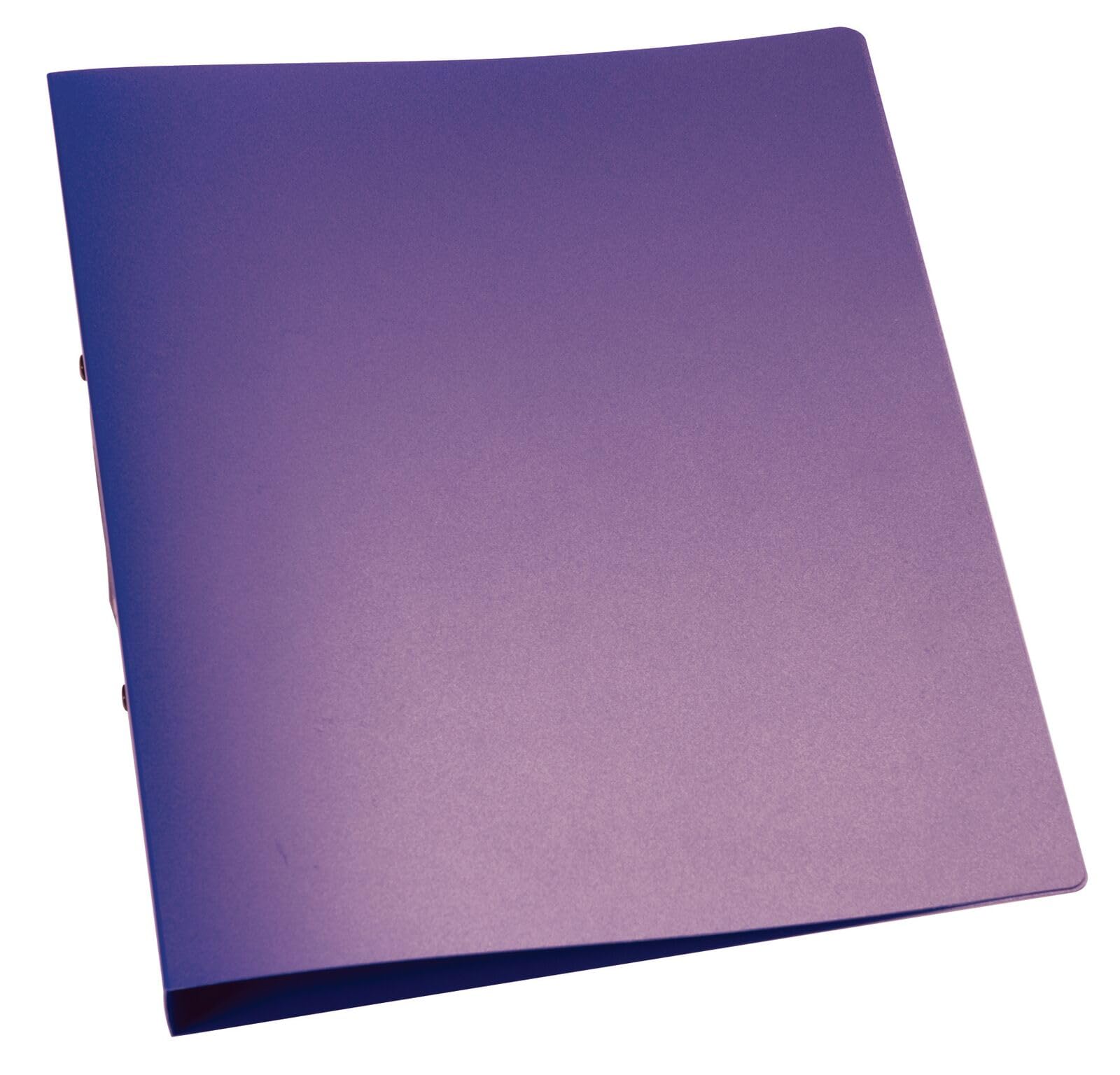Q-Connect Purple A4 25mm 2 Ring Binder Frosted (Polypropylene Covers)
