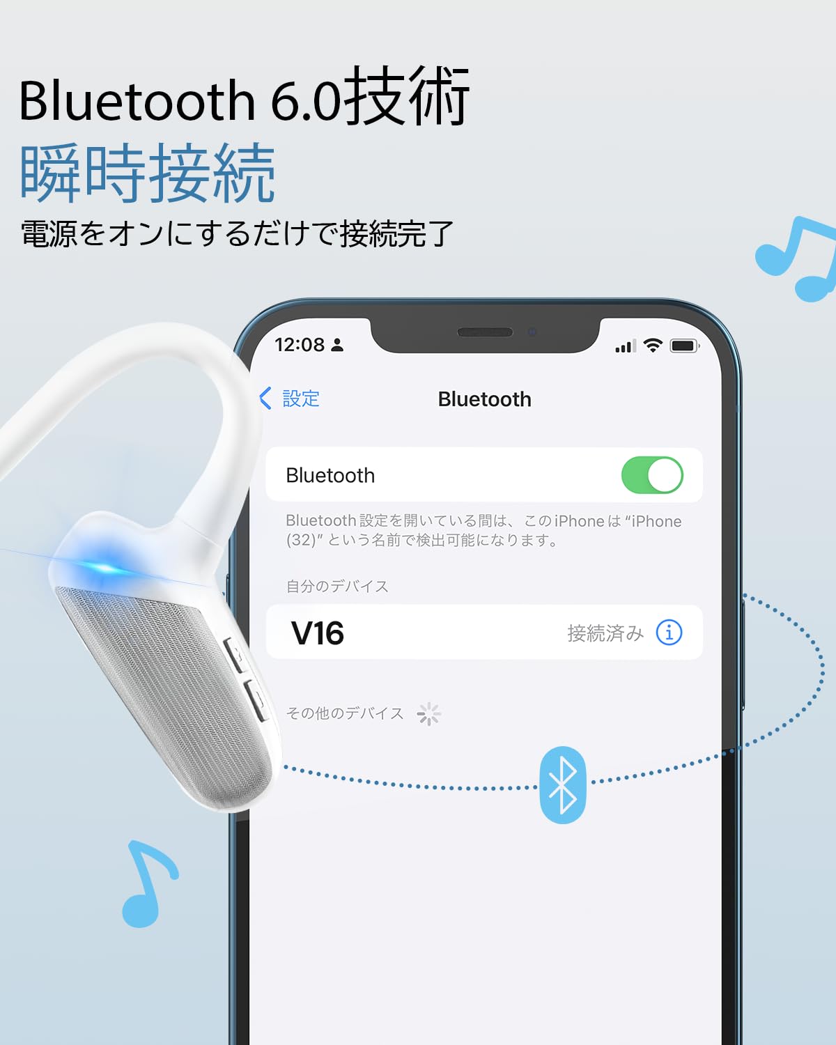 新品未使用･:* Bluetooth イヤホン Amazon.co.jp: Bluetoothイヤホン ワイヤレスイヤホン IPX7防水 最大60